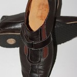 Nice Mens Cole Haan Nike Air Brown Black Leather Casual Oxford Shoes 11 M Velcro