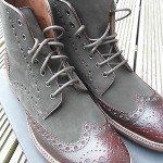 brand new mens HUGO BOSS lunno leather boots in med green UK10/EU44/US11 rrp£330