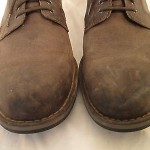 Cole Haan AIR COLTON Leather Derby Plain Toe Gray 10M