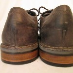 Cole Haan AIR COLTON Leather Derby Plain Toe Gray 10M