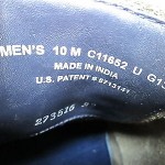 Cole Haan AIR COLTON Leather Derby Plain Toe Gray 10M