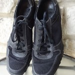COLE HAAN NIKE AIR BLACK LEATHER CASUAL COMFORT Sneakers OXFORDS 13 M