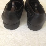 MENS COLE HAAN BLACK WOVEN LOAFERS SIZE 9M