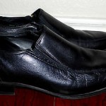 MENS COLE HAAN NIKE AIR SLIP ON BLACK LEATHER LOAFERS SHOES SIZE 10.5 M