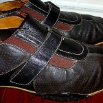 MENS COLE HAAN AIR ESTADIO II NIKE AIR SLIP ON STRAP BROWN LEATHER SHOES 13M