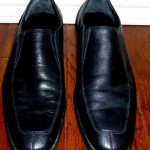 MENS COLE HAAN NIKE AIR SLIP ON BLACK LEATHER LOAFERS SHOES SIZE 10.5 M