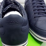 Hugo Boss Mens Apache Circle Dark Blue Lace-Up Casual Fashion Sneakers Shoes