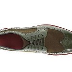 NIB COLE HAAN Cooper Square Wing Tip Oxford Leather Wool Shoes Mens 10 Green