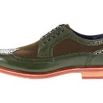 NIB COLE HAAN Cooper Square Wing Tip Oxford Leather Wool Shoes Mens 10 Green