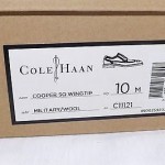 NIB COLE HAAN Cooper Square Wing Tip Oxford Leather Wool Shoes Mens 10 Green