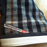 Diesel FUNKYON High Top/Boot Athletic Shoes – Plaid & Gray Suede – Size 11/44.5