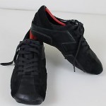 Diesel Auriga Casual Athletic Black/Black Leather Sneakers Shoes US 9.5 EU 42..5