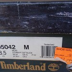 Timberland Leather Oxfords 95042 RARE DEADSTOCK Men NWD Black 8.5