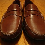 COLE HAAN Mens Brown Slip On Loafers – Size 9.5 Medium ~ MINT ~ Made In India