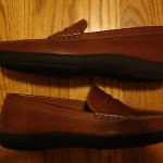 COLE HAAN Mens Brown Slip On Loafers – Size 9.5 Medium ~ MINT ~ Made In India