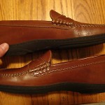 COLE HAAN Mens Brown Slip On Loafers – Size 9.5 Medium ~ MINT ~ Made In India