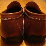 COLE HAAN Mens Brown Slip On Loafers – Size 9.5 Medium ~ MINT ~ Made In India