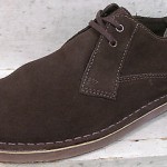 NEW Clarks Mens Bushacre Lo Brown Suede Leather Oxfords Shoes 34020 size 10.5 M