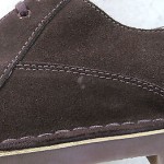 NEW Clarks Mens Bushacre Lo Brown Suede Leather Oxfords Shoes 34020 size 10.5 M