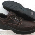 NEW Clarks Mens Tracker Brown Leather Casual Walking Oxfords Shoes 37516 sz 9 N