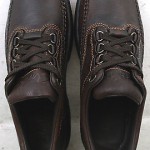 NEW Clarks Mens Tracker Brown Leather Casual Walking Oxfords Shoes 37516 sz 9 N