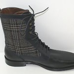 Hugo Boss Entio Mens Dress Ankle Boot Dark Navy Blue Size 9.5  $495