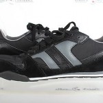 Mens DIESEL casual black / gray leather sneakers shoes sz. 9.5 M GREAT!