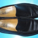 COLE HAAN NIKE AIR MEN’S BLACK ,LEATHER LOAFERS , SLIP ON SHOES SIZE 10 M