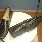 NEW COLE HAAN Collection Italian Brown Teztured leather Loafers Shoes 9.5 M