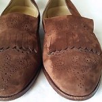 Cole Haan Suede  men shoes Size 11M  Brown, Leather  Made in Italy