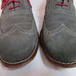 Cole Haan Nike Air COLTON Leather Wing Tip Oxford Gull Gray Sz 13M