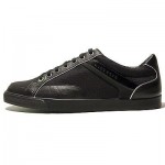 $225 Hugo Boss GREEN APACHE III Black Fashion Sneakers 10 43 Mens Kicks 9.5 43.5