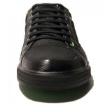 $225 Hugo Boss GREEN APACHE III Black Fashion Sneakers 10 43 Mens Kicks 9.5 43.5