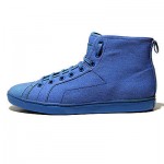 $275 Hugo Boss Red Label Fashion Sneakers Blue Mens Shoes Boots 12 45 Canvas .5