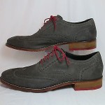 Cole Haan AIR COLTON Casual Leather Wingtip Oxford Gray Sz 11M EUC!