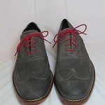 Cole Haan AIR COLTON Casual Leather Wingtip Oxford Gray Sz 11M EUC!
