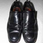Cole Haan loafers shoes Nike Air black leather slip-on mens 10.5