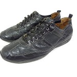 COLE HAAN MENS SNEAKERS BLACK LEATHER SHOES SIZE 11 M