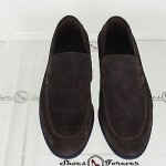 New Mens Cole Haan Stylish Brown/Blue Leather Loafers Shoes Sz. 8 M