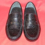 COLE HAAN NIKE AIR PENNY LOAFERS MENS SHOES FLATS BLACK LEATHER 7 M