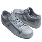 $225 Hugo Boss Orange Label White Leather Fashion Sneakers Mens Shoes 8 41 .5