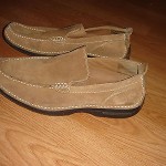 Cole Haan Tan Suede Leather Shoes, Mens sz.8M