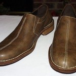 Cole Haan Dryden Slip-Ons Loafers, Leather Upper, Center Seam, Brown, 9.5 M, New