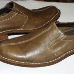 Cole Haan Dryden Slip-Ons Loafers, Leather Upper, Center Seam, Brown, 9.5 M, New