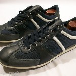 NEW HUGO BOSS ORANGE MEN’S SINBAD II SNEAKERS NAVY SUEDE 12 &13 MEDIUM $150  HNP