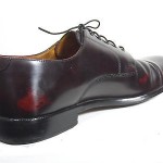 Cole Haan City Dark Red/Brown Distressed Leather Oxfords Mens Size 8 D Shoes