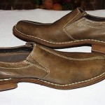 Cole Haan Dryden Slip-Ons Loafers, Leather Upper, Center Seam, Brown, 9.5 M, New