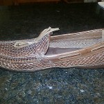 Cole Haan Woven Brown Leather Moccasins Loafers Shoes size 11D