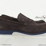 New Mens Cole Haan Stylish Brown/Blue Leather Loafers Shoes Sz. 8 M