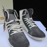 NEW DIESEL MEN FU-LL WHITE GRAY GREEN NIGHT FASHION ARMY BOOTS SHOES $295 SIZE 7